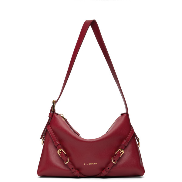  Givenchy Red Mini Voyou Shiny Leather Bag 