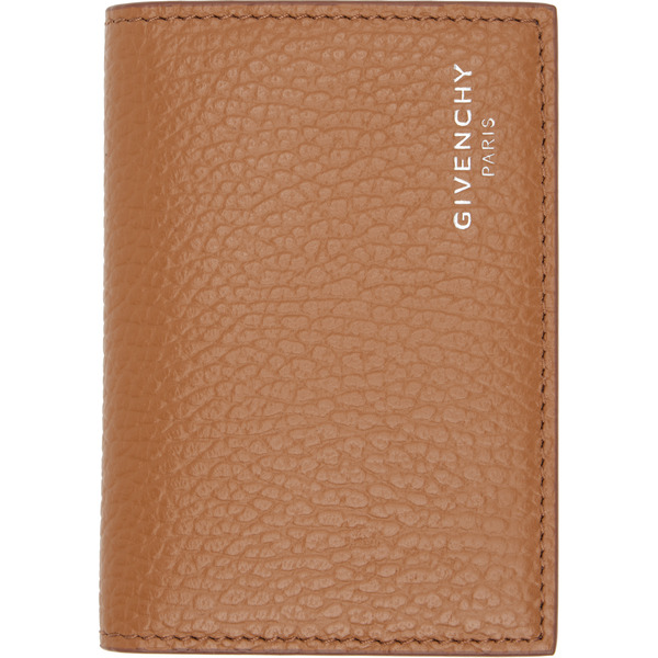  Givenchy Tan Flap Card Holder 