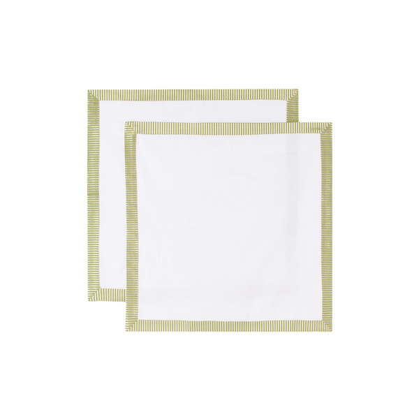  Gohar World Green Opaline Dinner Napkin Set 