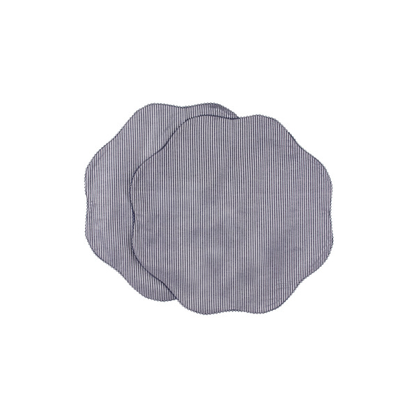  Gohar World Navy Opaline Placemat Set 