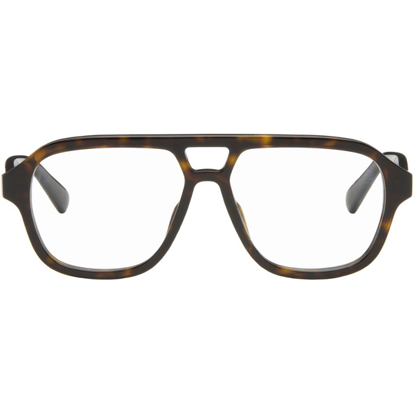  Gucci Brown Simple Fit Optical Frame Glasses 