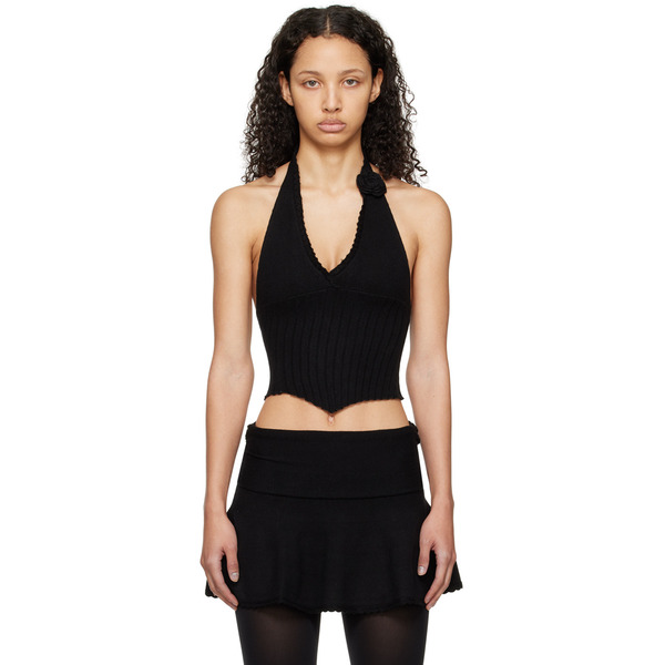  Guizio Black Alacant Tank Top 