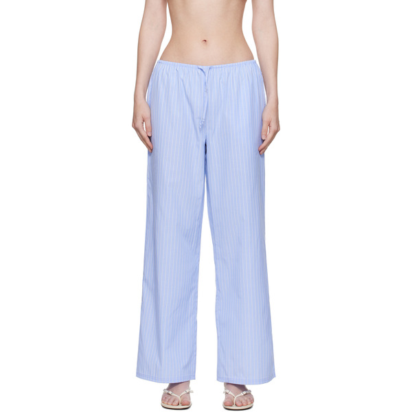  Guizio Blue Stripe Lounge Pants 