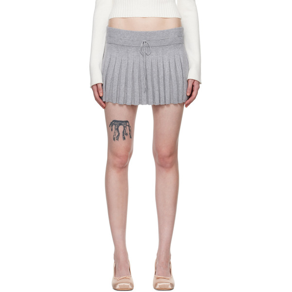  Guizio Gray Cielo Miniskirt 