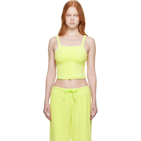  Guizio Green Dani Terry Tank Top 