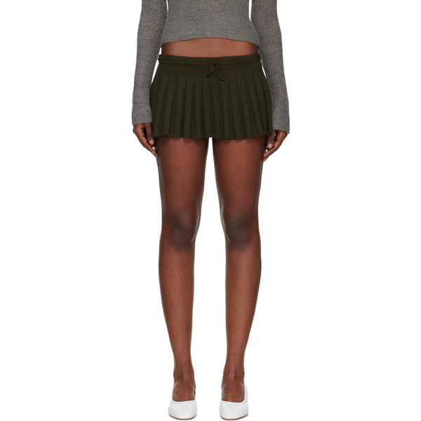  Guizio Khaki Vivienne Miniskirt 
