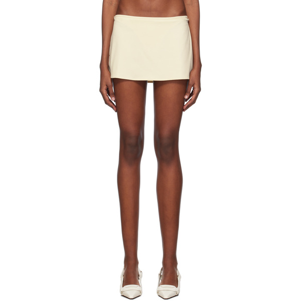  Guizio Off-white Micro Miniskirt 