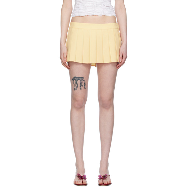  Guizio Yellow Fairfield Miniskirt 