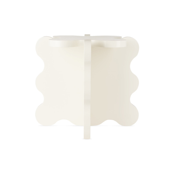  Gustaf Westman Objects White Curvy Mini Side Table 