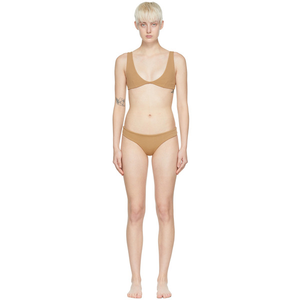  Haight Tan Grazi & Basic Polyester Bikini 