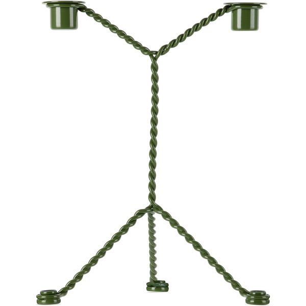  Hay Green Wire Candle Holder 