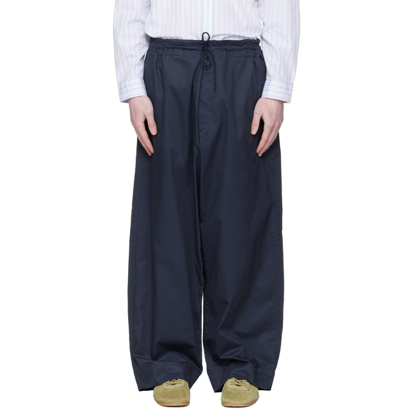  Hed Mayner Navy Drawstring Trousers 