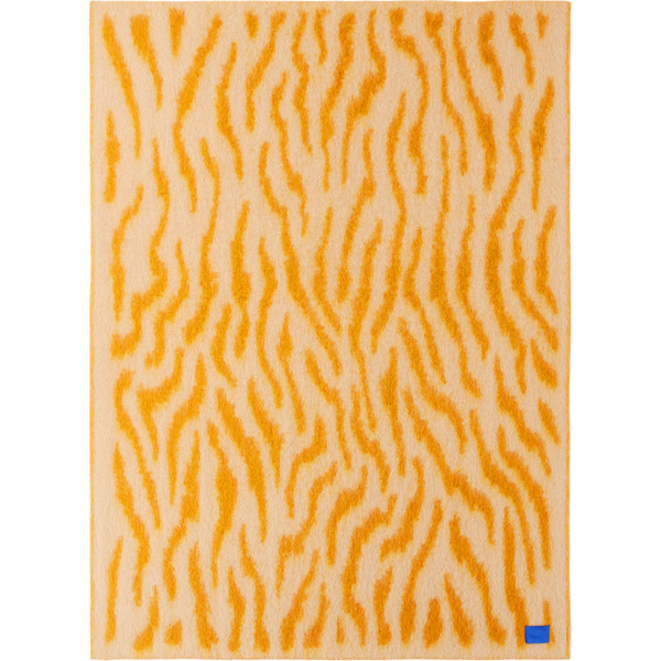  Hem Yellow & Off-white Monster Throw 