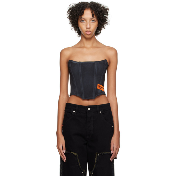  Heron Preston Black Washed Tank Top 