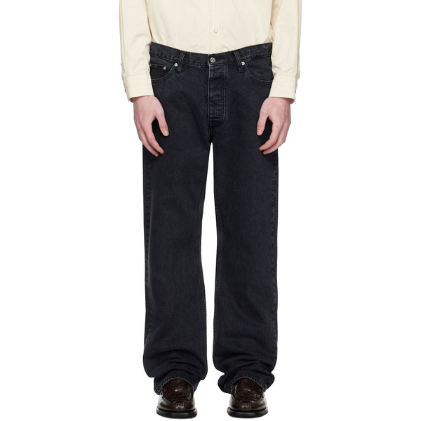  Hope Black Relaxed Bootcut Jeans 