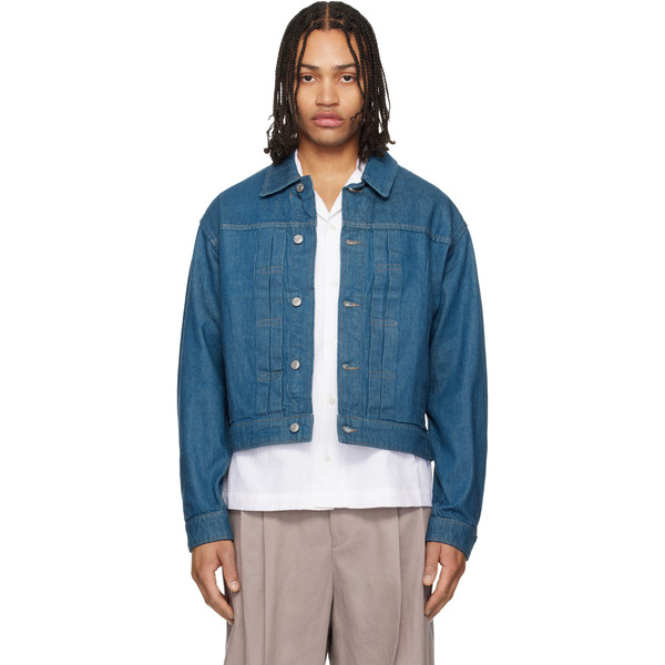  Hugo Blue Logo Patch Denim Jacket 