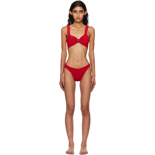  Hunza G Red Bonnie Bikini 
