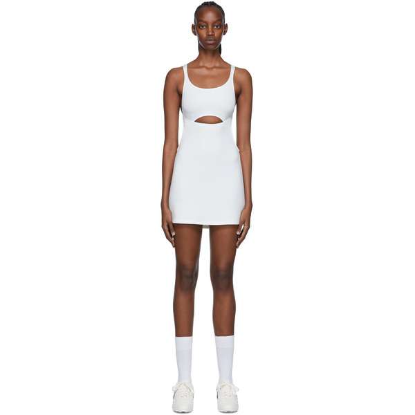  Hyein Seo White Polyester Mini Dress 