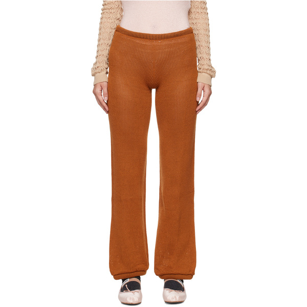  Isa Boulder Brown Isabella Straight Lounge Pants 