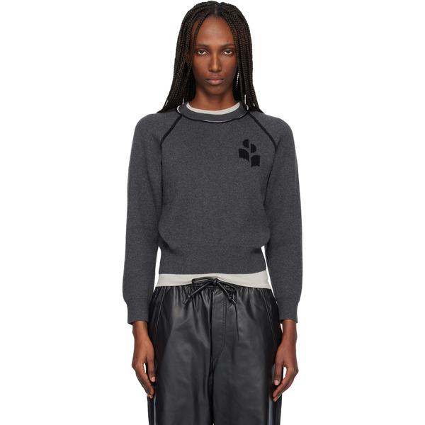  Isabel Marant Etoile Gray Loriby Sweater 