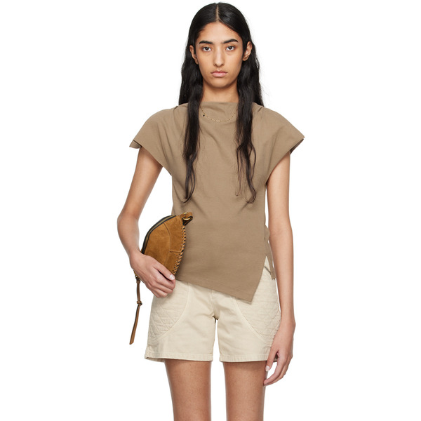  Isabel Marant Khaki Sebani T-shirt 