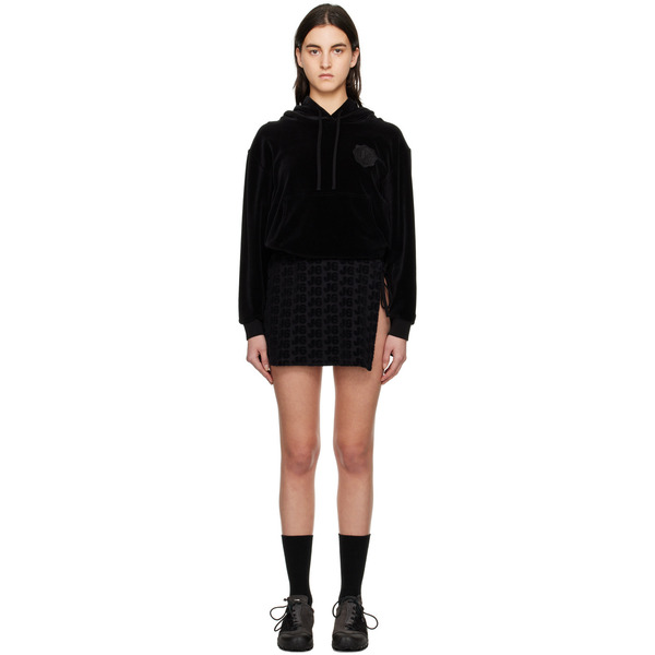  J6 Black Jacquard Minidress 
