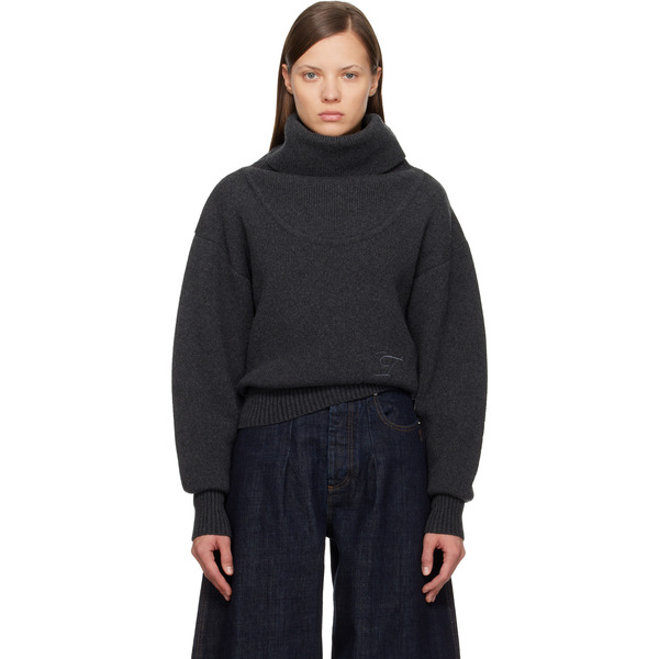  Jacquemus Gray 'the Pallone' Sweater 