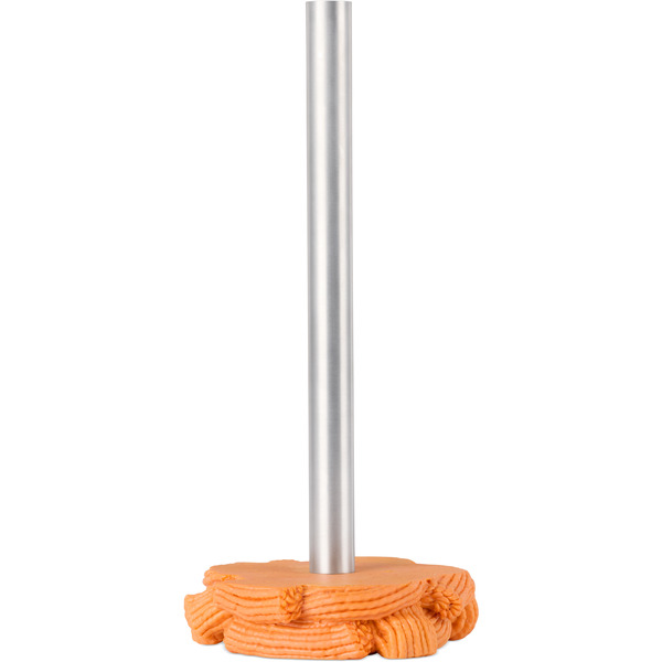  James Shaw Orange & Silver Plastic Baroque Kitchen Roll Holder 