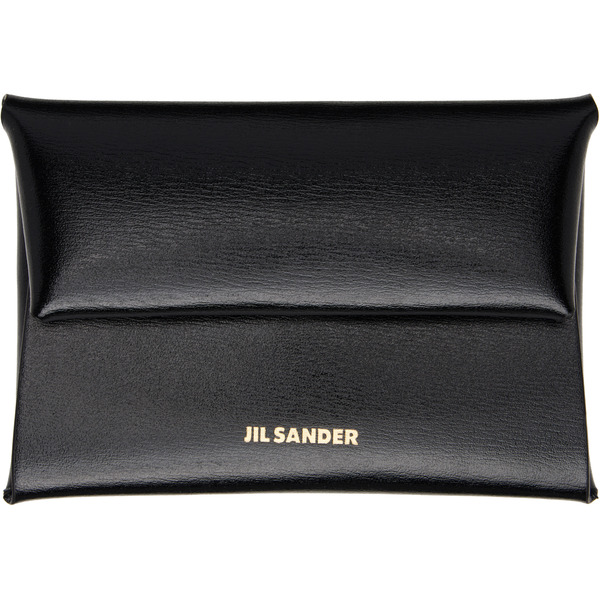  Jil Sander Black Envelope Coin Pouch 