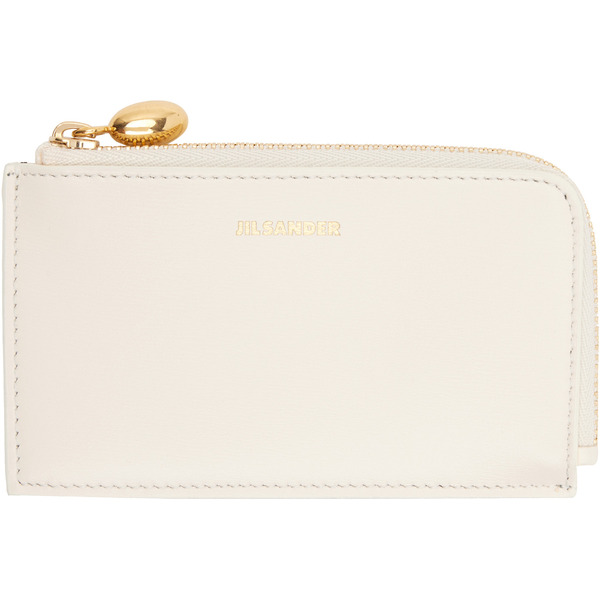  Jil Sander Black Goji Envelope Card Holder 