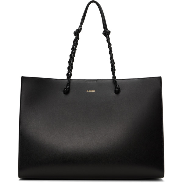  Jil Sander Black Tangle Tote 