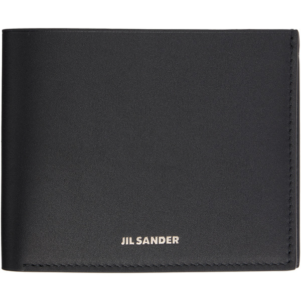 Jil Sander Black Zip Pocket Wallet 