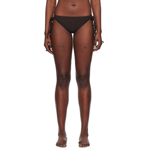  Jil Sander Brown Tangle Bikini Bottom 