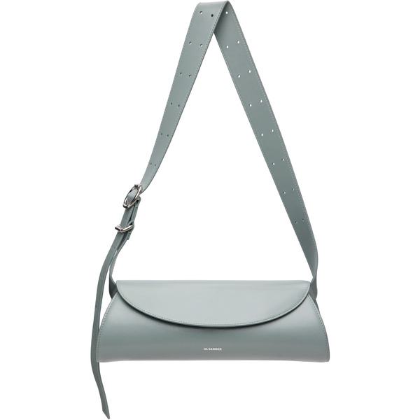  Jil Sander Gray Cannolo Small Bag 