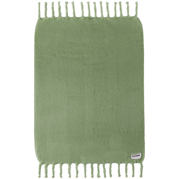  Jil Sander Gray Scarf Throw Blanket 