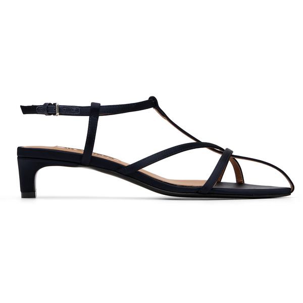  Jil Sander Navy Cage Low-heel Sandals 