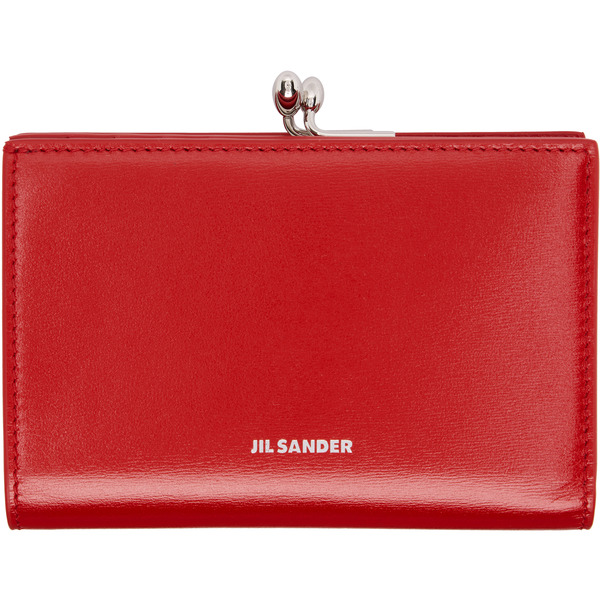  Jil Sander Red Goji Small Wallet 