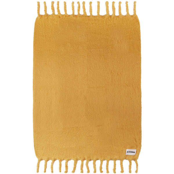  Jil Sander Yellow Scarf Throw Blanket 