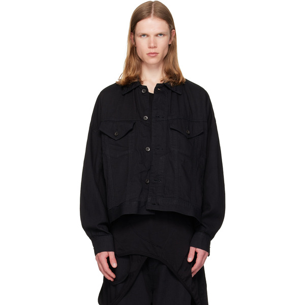  Julius Black Dk Denim Jacket 