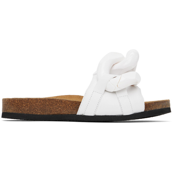  Jw Anderson White Chain Slides 