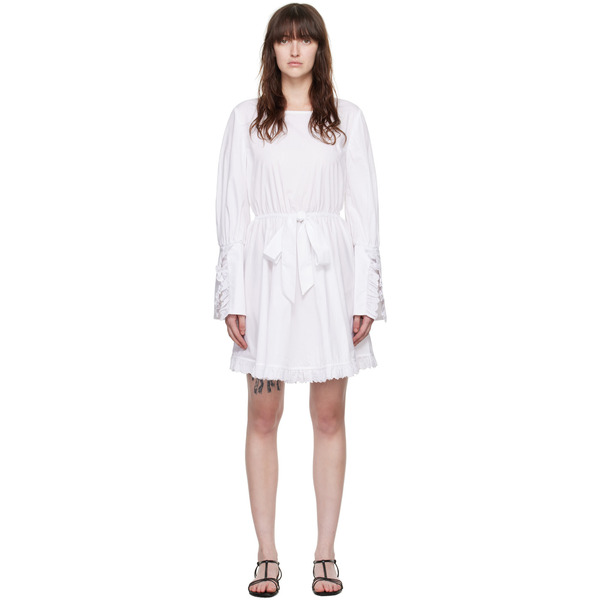  Kika Vargas White Yuri Minidress 