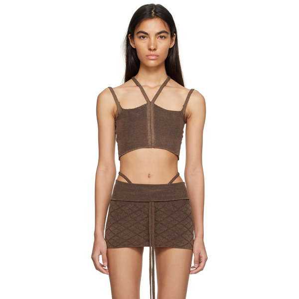 Knwls Brown Cali Tank Top 