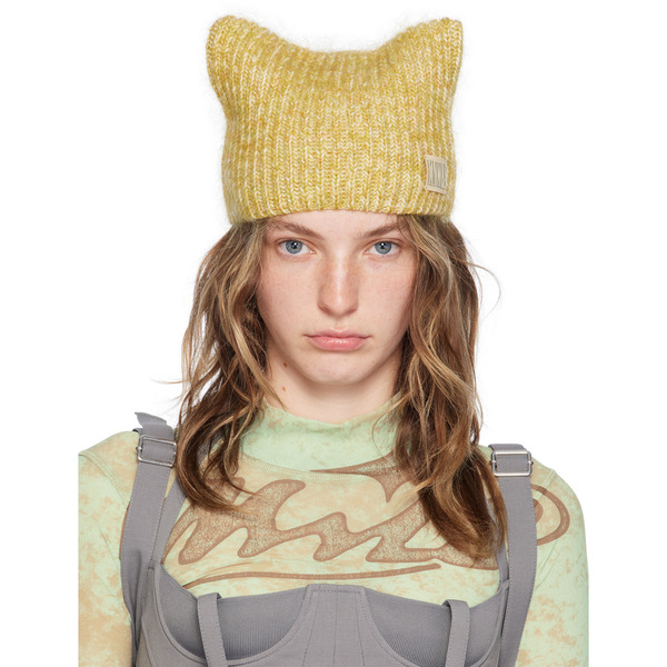  Knwls Yellow Precious Beanie 