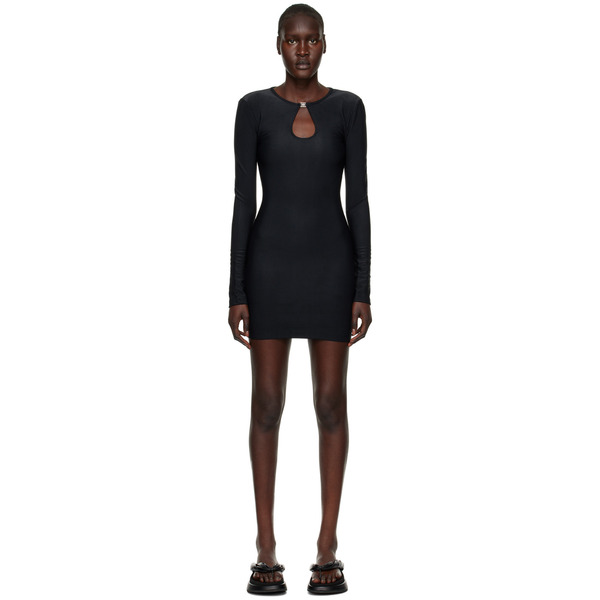  Ksubi Black Charmed Keyhole Minidress 