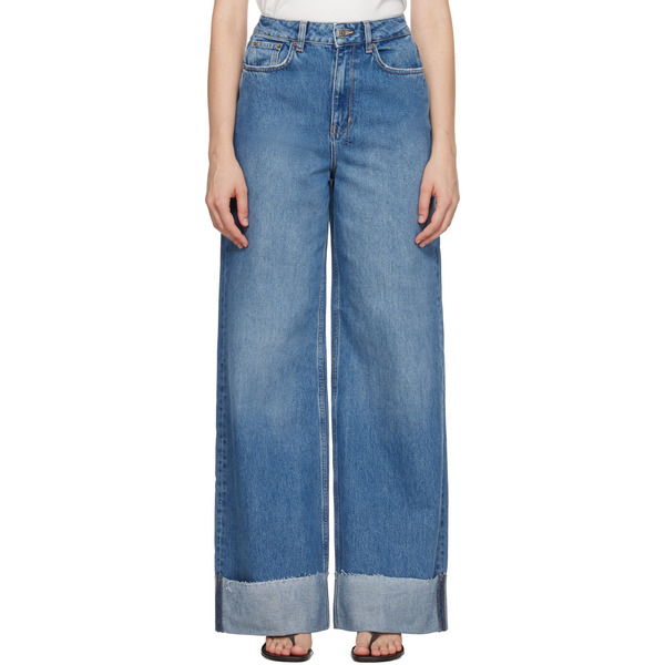  Ksubi Blue Strider Tidal Cuffed Jeans 