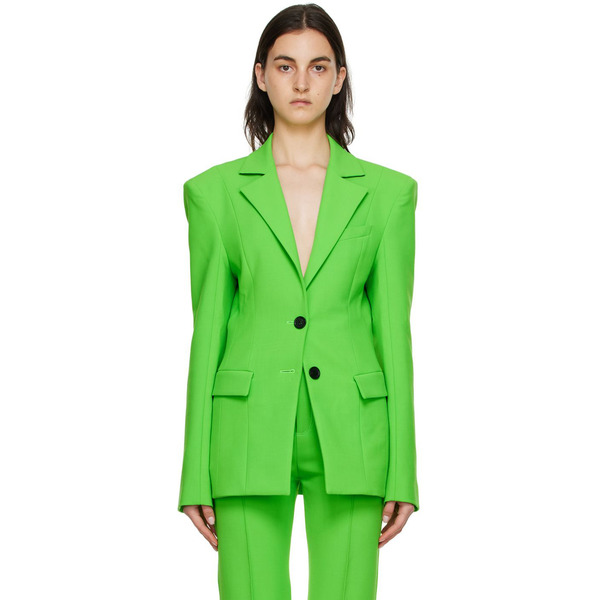  Kwaidan Editions Green Polyester Blazer 