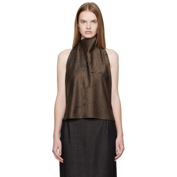  La Collection Brown Jeanne Top 