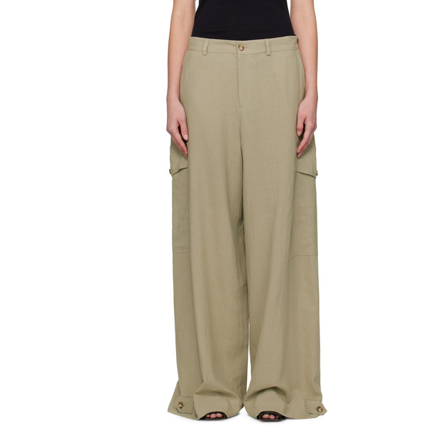  La Collection Green Stein Trousers 