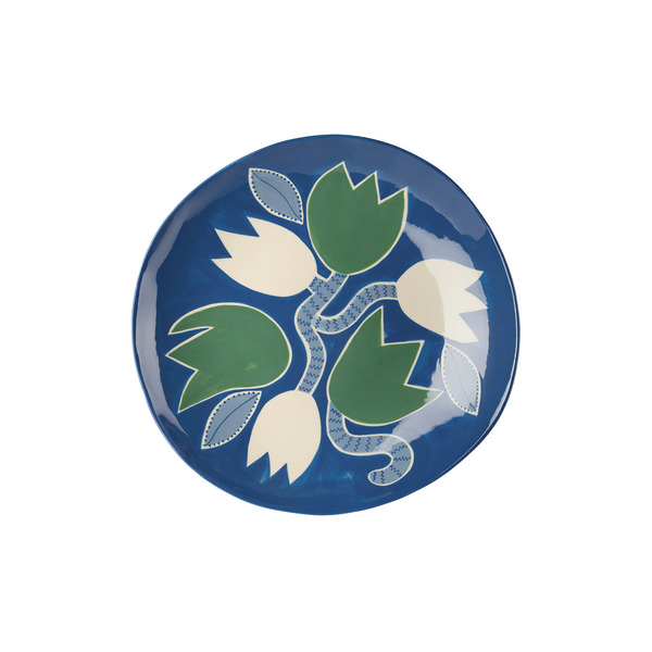  Laetitia Rouget Blue Tulip Fruit Platter 