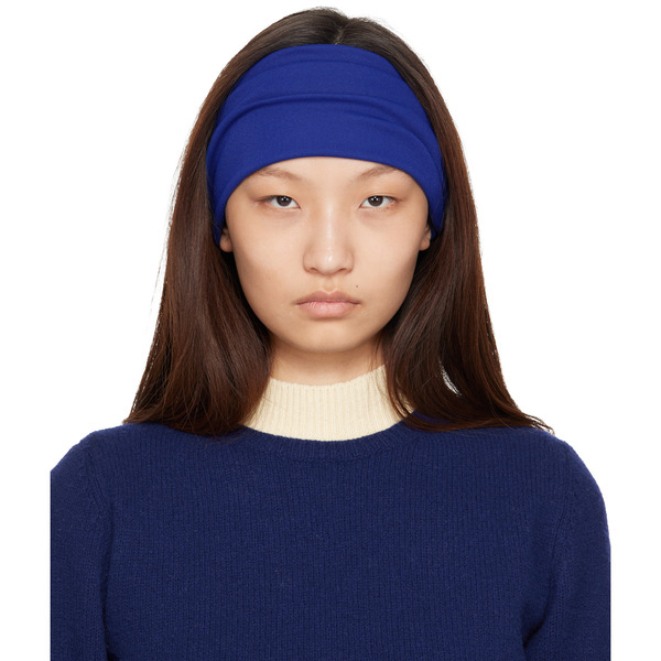  Lanvin Blue Grosgrain Headband 